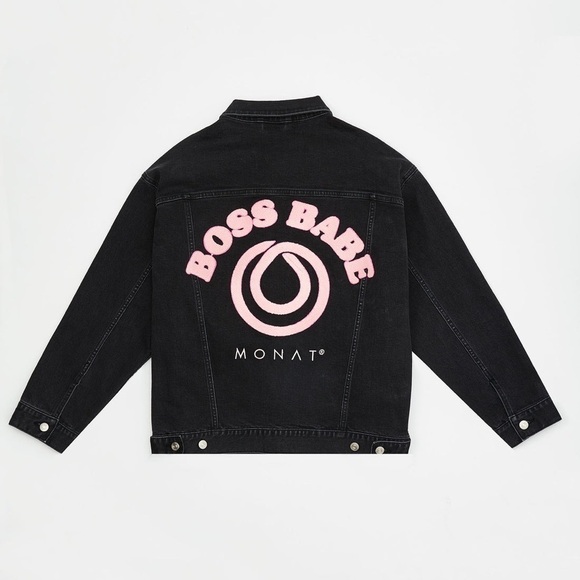 NWT. MONAT GEAR XXL Boss Babe Denim Jacket. - Picture 11 of 15